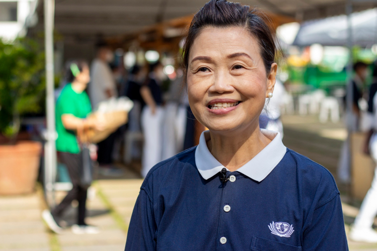 “There were a lot of difficulties, but I’m thankful to my brothers and sisters—my fellow volunteers—who are always there to help think and find solutions,” says head organizer Molita Chua. 【Photo by Matt Serrano】