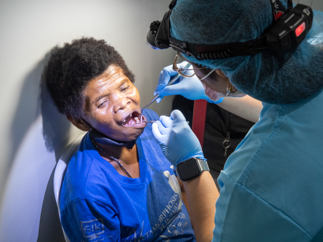 Medical and dental services are scarce in the Aeta community, so these indigenous people take advantage of free treatments in medical and dental missions whenever they can.