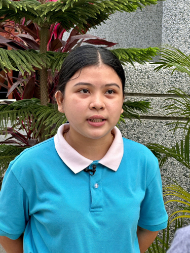 A Tzu Chi scholar for the past four years, Jeanelle Mae Manlapaz is a fourth year Bachelor of Science major in Social Work at the Unibersidad de Manila.