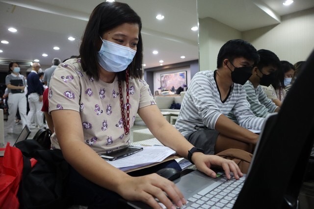 Bridgette Dianne Rama, who offered to assist in encoding beneficiaries’ names, considers herself “blessed despite the fact that the typhoon also destroyed the ceiling of our home. There are far more people who are in worse states,” she says. 