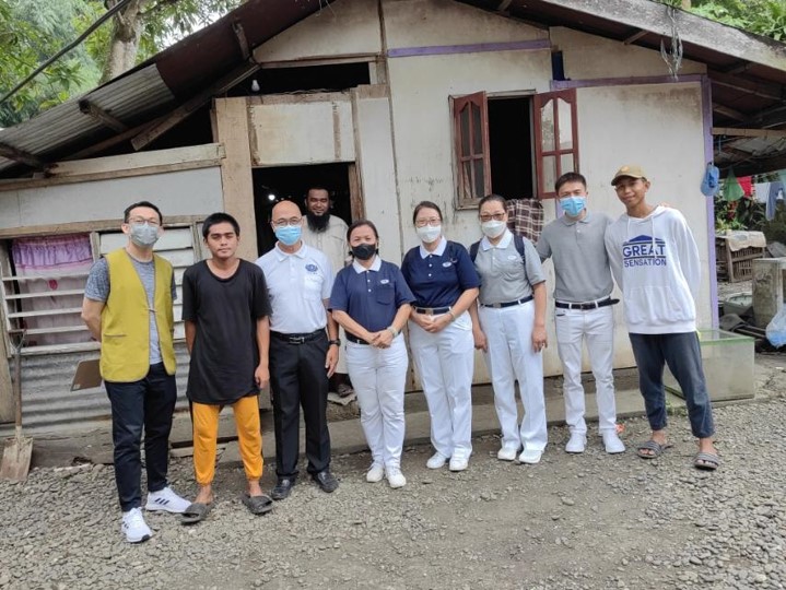 Tzu Chi Zamboanga volunteers conduct home visits to scholarship applicants in Brgy. Labuan in Zamboanga City. 【Photo by Tzu Chi Zamboanga】