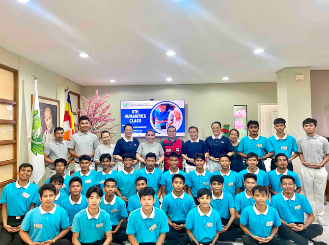 Tzu Chi Zamboanga organized its own disaster preparedness Humanity class for 26 scholars. 【Photo by Tzu Chi Zamboanga】