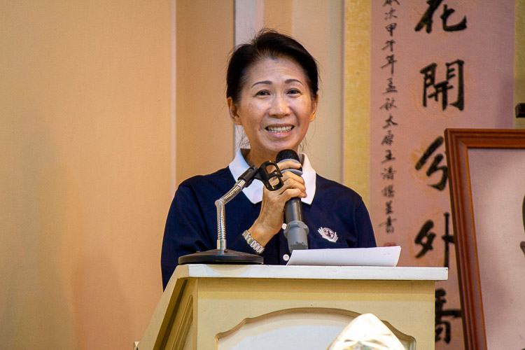 “We hope that through this partnership, we may help improve the lives of countless students towards becoming active agents of social and national development,” says Tzu Chi Philippines Deputy CEO Woon Ng in her closing remarks. 【Photo by Matt Serrano】
