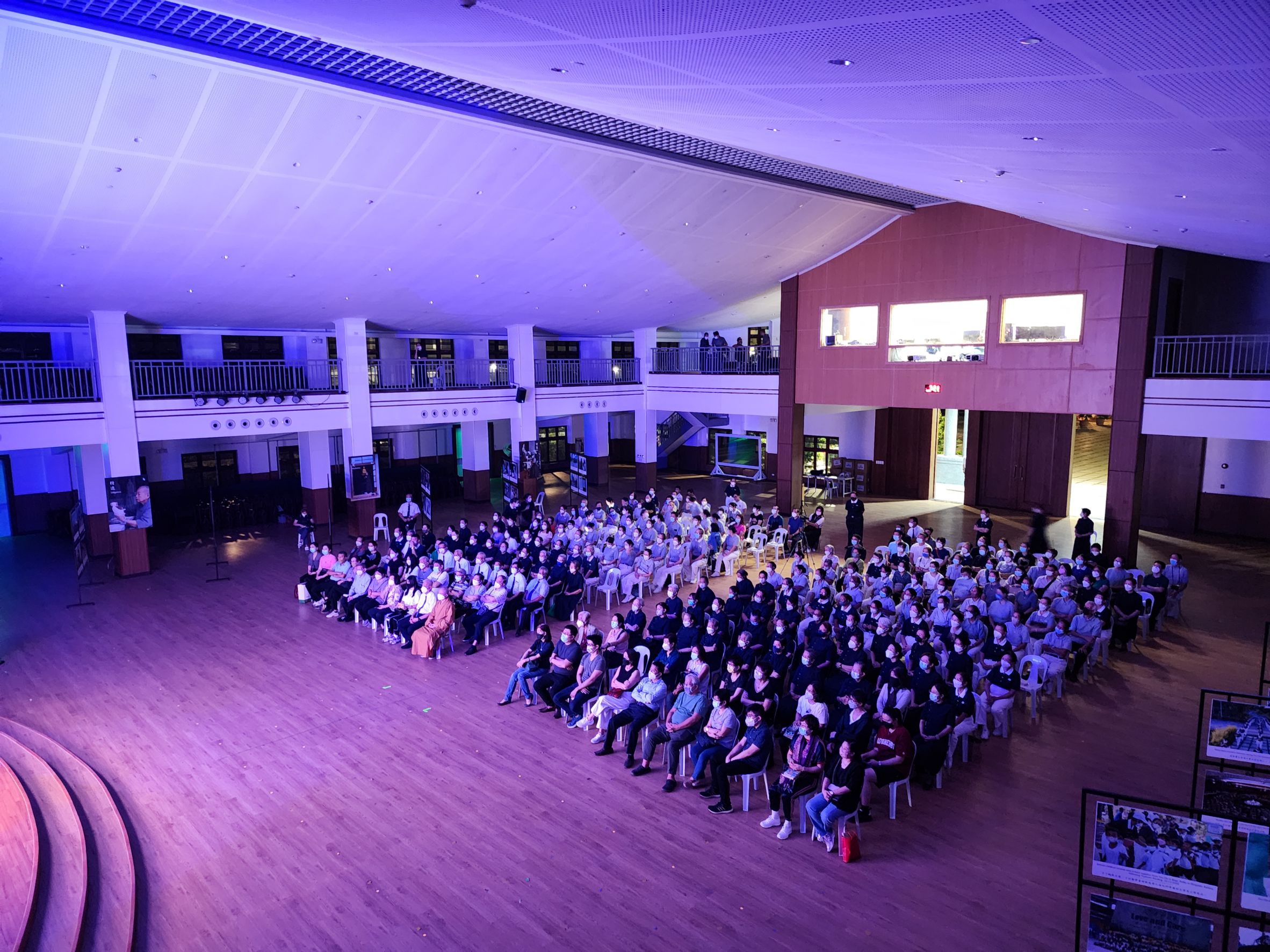 Tzu Chi Philippines holds a live viewing of the Tzu Chi Taiwan’s Lotus Sutra Musical Adaptation at the Jing Si Hall of the Buddhist Tzu Chi Campus in Sta. Mesa, Manila.