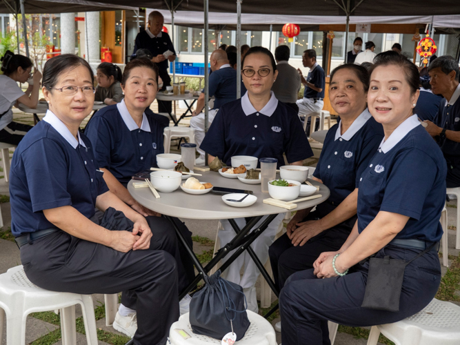 Healthy vegetarian breakfast was served to the attendees. 【Photo by Matt Serrano】