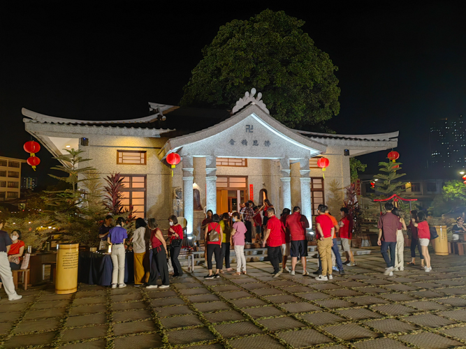 The Jing Si Abode opens its doors for guests on Chinese New Year’s Eve.