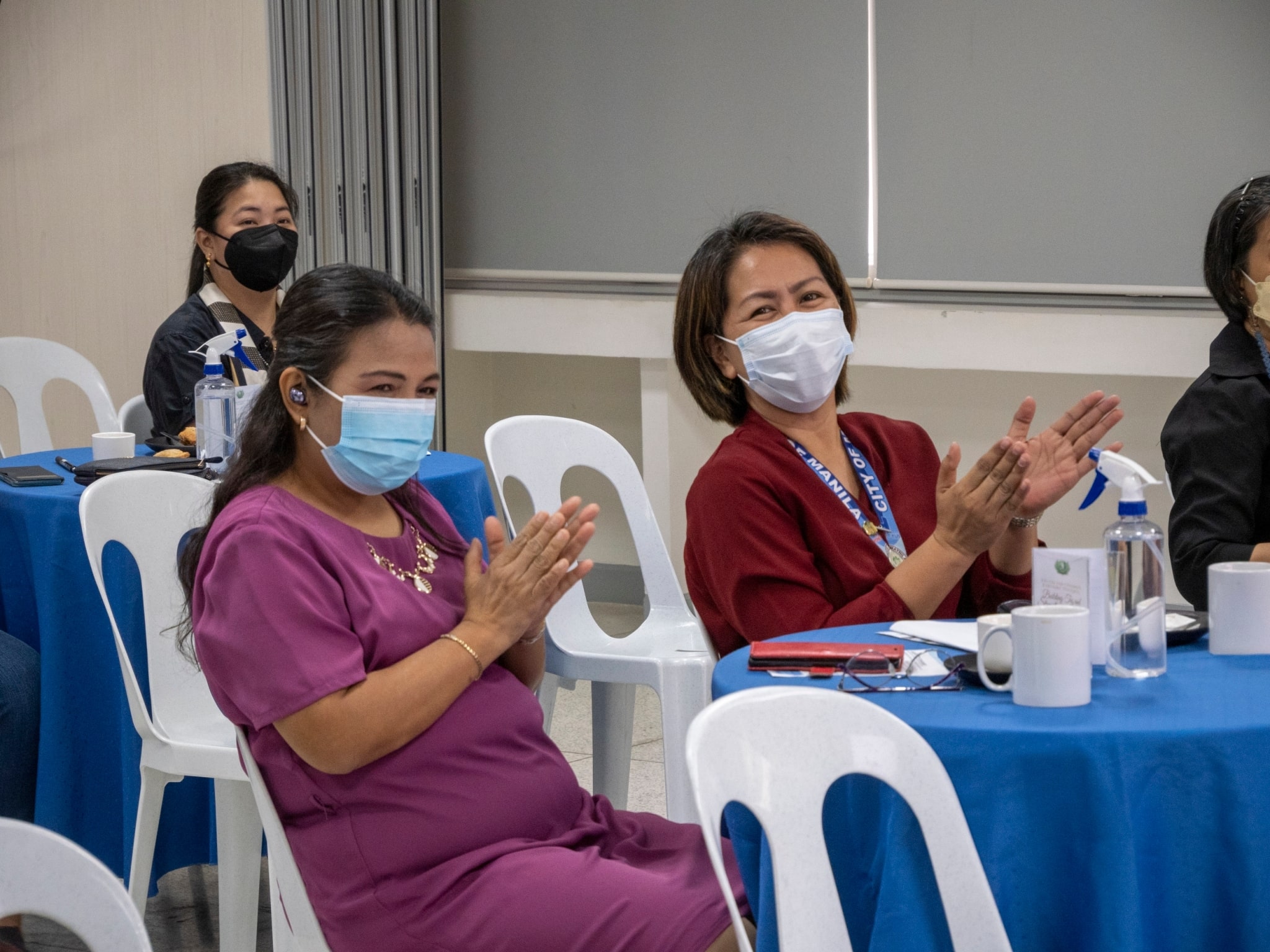 Officials from the Universidad De Manila (UDM).