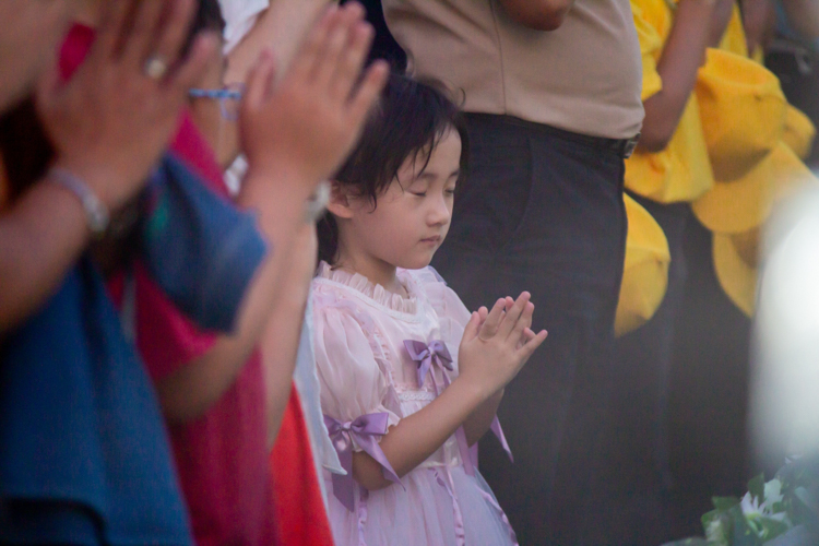 Guests of all ages are welcome to join the Buddha Bathing Ceremony.