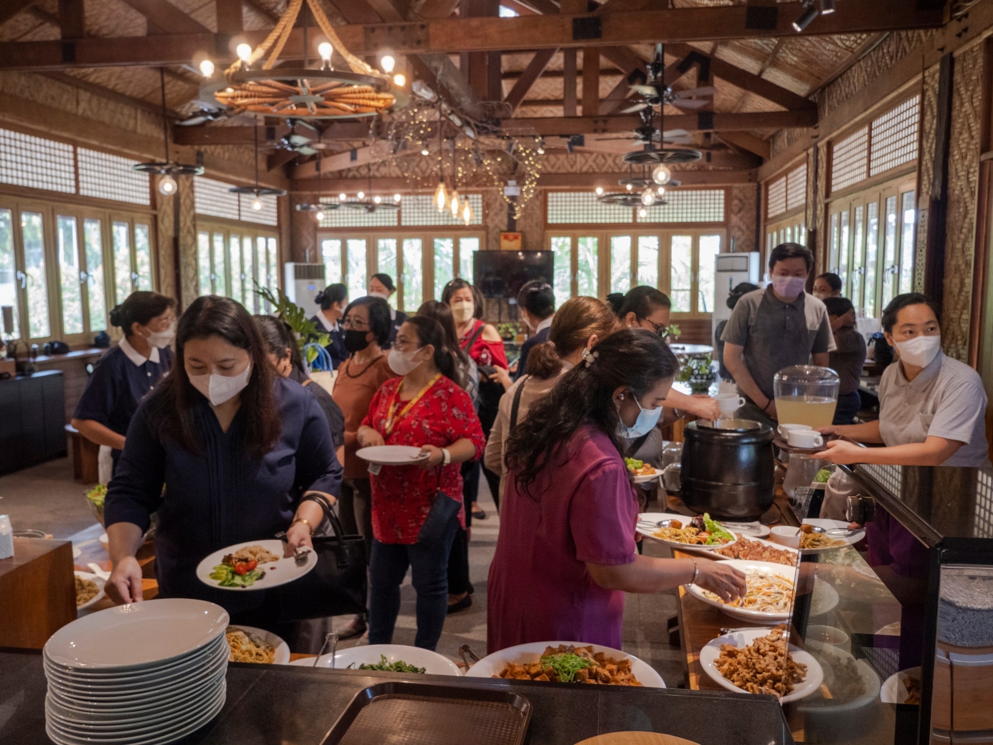 The program culminates with a sumptuous vegetarian lunch at the BTCC café.