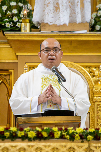 “The fast reconstruction of this church was owed to the generosity of Tzu Chi through its benevolent and magnanimous founder, Master Cheng Yen,” says Rev. Fr. Kelvin M. Apurillo. “Thank you very much from the bottom of our hearts.” 【Photo by Marella Saldonido】
