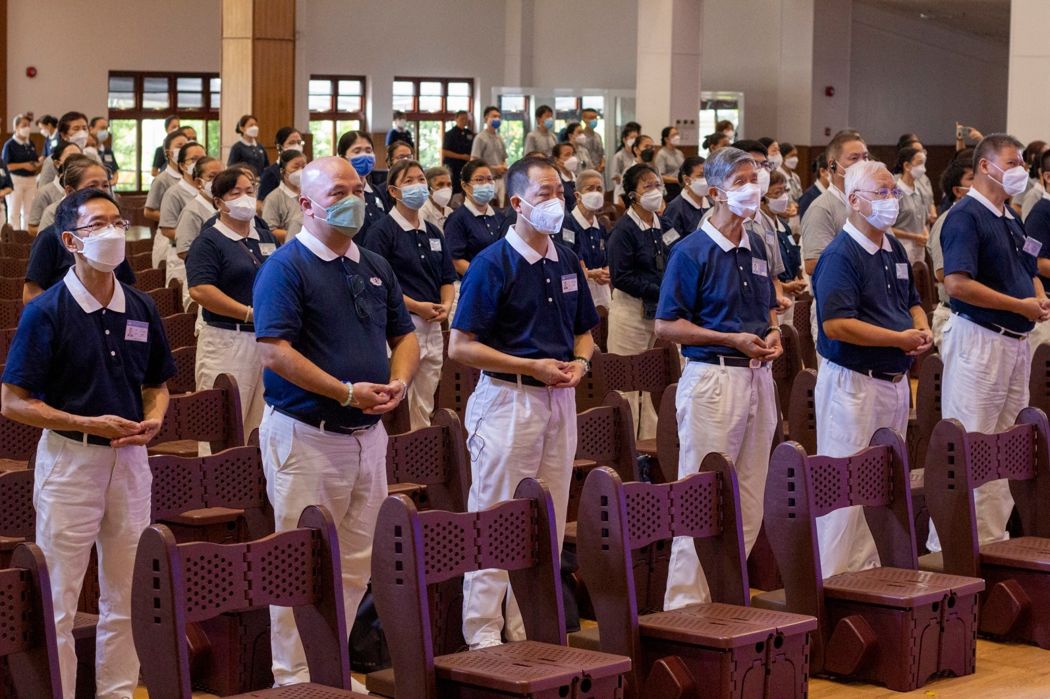 More than 200 volunteers join the three-day training camp.【Photo by Matt Serrano】